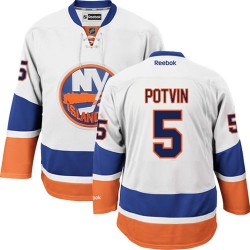 Authentic Reebok Adult Denis Potvin Away Jersey - NHL 5 New York Islanders