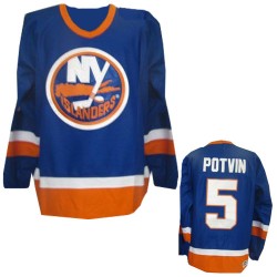 Authentic CCM Adult Denis Potvin Throwback Jersey - NHL 5 New York Islanders
