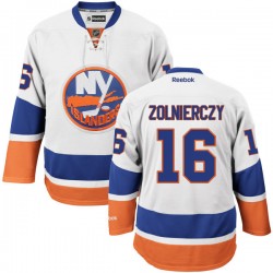 Authentic Reebok Adult Harry Zolnierczyk Away Jersey - NHL 16 New York Islanders