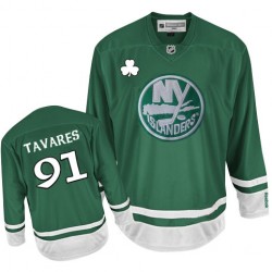 Authentic Reebok Adult John Tavares St Patty's Day Jersey - NHL 91 New York Islanders