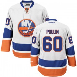 Authentic Reebok Adult Kevin Poulin Away Jersey - NHL 60 New York Islanders