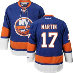 Authentic Reebok Adult Matt Martin Home Jersey - NHL 17 New York Islanders