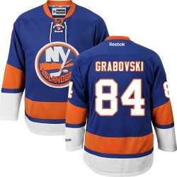 Authentic Reebok Adult Mikhail Grabovski Home Jersey - NHL 84 New York Islanders