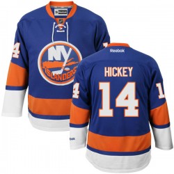 Authentic Reebok Adult Thomas Hickey Home Jersey - NHL 14 New York Islanders