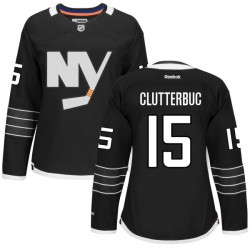 Authentic Reebok Women's Cal Clutterbuck Alternate Jersey - NHL 15 New York Islanders