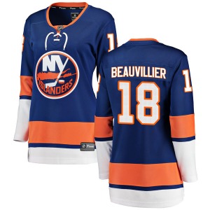 Breakaway Fanatics Branded Women's Anthony Beauvillier Blue Home Jersey - NHL New York Islanders