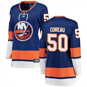 Breakaway Fanatics Branded Women's Jared Coreau Blue Home Jersey - NHL New York Islanders