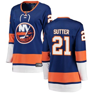 Breakaway Fanatics Branded Women's Brent Sutter Blue Home Jersey - NHL New York Islanders