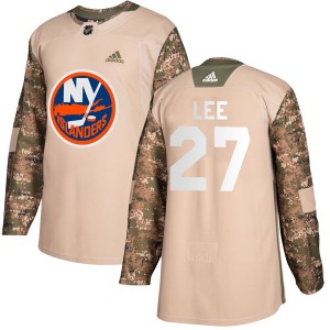Authentic Adidas Adult Anders Lee Camo Veterans Day Practice Jersey - NHL New York Islanders