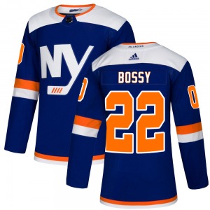 Authentic Adidas Adult Mike Bossy Blue Alternate Jersey - NHL New York Islanders