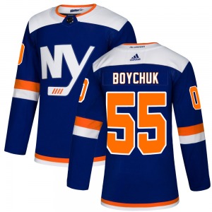 Authentic Adidas Adult Johnny Boychuk Blue Alternate Jersey - NHL New York Islanders
