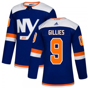 Authentic Adidas Adult Clark Gillies Blue Alternate Jersey - NHL New York Islanders