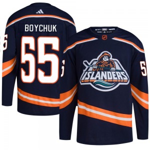 Authentic Adidas Adult Johnny Boychuk Navy Reverse Retro 2.0 Jersey - NHL New York Islanders