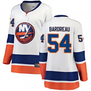 Breakaway Fanatics Branded Women's Cole Bardreau White Away Jersey - NHL New York Islanders