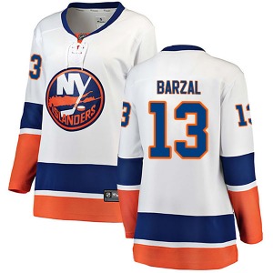 Breakaway Fanatics Branded Women's Mathew Barzal White Away Jersey - NHL New York Islanders