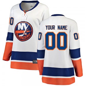 Breakaway Fanatics Branded Women's Custom White Custom Away Jersey - NHL New York Islanders