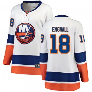 Breakaway Fanatics Branded Women's Pierre Engvall White Away Jersey - NHL New York Islanders