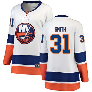 Breakaway Fanatics Branded Women's Billy Smith White Away Jersey - NHL New York Islanders