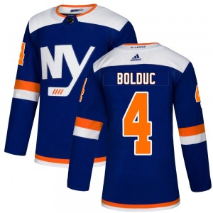 Authentic Adidas Youth Samuel Bolduc Blue Alternate Jersey - NHL New York Islanders