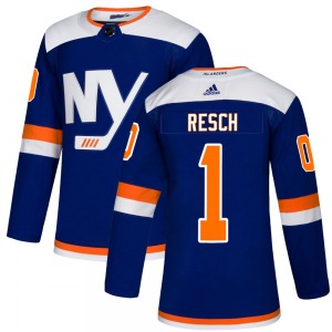 Authentic Adidas Youth Glenn Resch Blue Alternate Jersey - NHL New York Islanders
