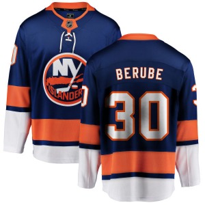 Breakaway Fanatics Branded Adult Jean-Francois Berube Blue Home Jersey - NHL New York Islanders