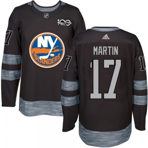 Authentic Adult Matt Martin Black 1917-2017 100th Anniversary Jersey - NHL New York Islanders