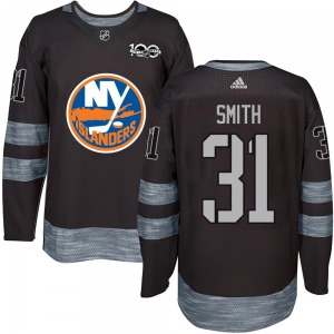 Authentic Adult Billy Smith Black 1917-2017 100th Anniversary Jersey - NHL New York Islanders