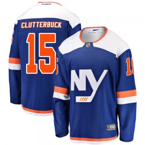 Breakaway Fanatics Branded Youth Cal Clutterbuck Blue Alternate Jersey - NHL New York Islanders
