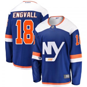 Breakaway Fanatics Branded Youth Pierre Engvall Blue Alternate Jersey - NHL New York Islanders