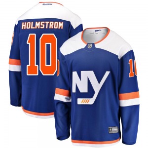 Breakaway Fanatics Branded Youth Simon Holmstrom Blue Alternate Jersey - NHL New York Islanders