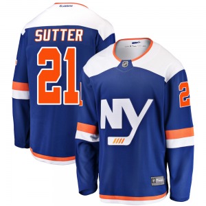 Breakaway Fanatics Branded Youth Brent Sutter Blue Alternate Jersey - NHL New York Islanders