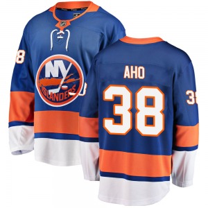 Breakaway Fanatics Branded Youth Sebastian Aho Blue ized Home Jersey - NHL New York Islanders