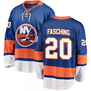 Breakaway Fanatics Branded Youth Hudson Fasching Blue Home Jersey - NHL New York Islanders