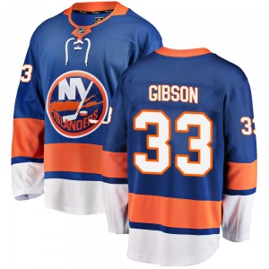 Breakaway Fanatics Branded Youth Christopher Gibson Blue ized Home Jersey - NHL New York Islanders