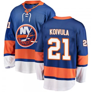 Breakaway Fanatics Branded Youth Otto Koivula Blue Home Jersey - NHL New York Islanders
