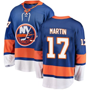 Breakaway Fanatics Branded Youth Matt Martin Blue Home Jersey - NHL New York Islanders