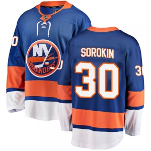 Breakaway Fanatics Branded Youth Ilya Sorokin Blue Home Jersey - NHL New York Islanders