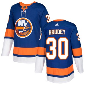 Authentic Adidas Adult Kelly Hrudey Royal Home Jersey - NHL New York Islanders