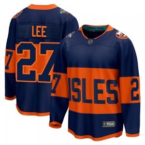 Breakaway Fanatics Branded Adult Anders Lee Navy 2024 Stadium Series Jersey - NHL New York Islanders