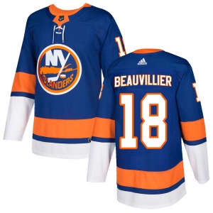 Authentic Adidas Youth Anthony Beauvillier Royal Home Jersey - NHL New York Islanders