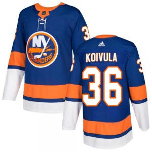 Authentic Adidas Youth Otto Koivula Royal Home Jersey - NHL New York Islanders