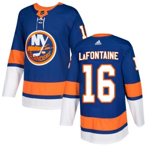 Authentic Adidas Youth Pat LaFontaine Royal Home Jersey - NHL New York Islanders