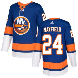 Authentic Adidas Youth Scott Mayfield Royal Home Jersey - NHL New York Islanders