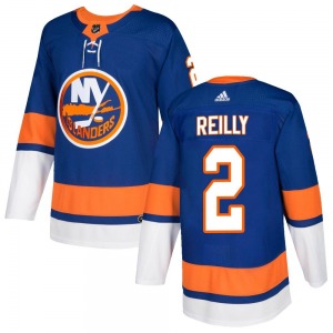 Authentic Adidas Youth Mike Reilly Royal Home Jersey - NHL New York Islanders