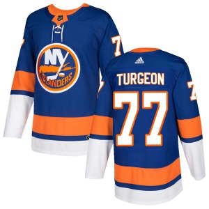 Authentic Adidas Youth Pierre Turgeon Royal Home Jersey - NHL New York Islanders