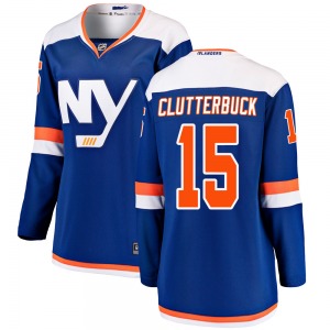Breakaway Fanatics Branded Women's Cal Clutterbuck Blue Alternate Jersey - NHL New York Islanders