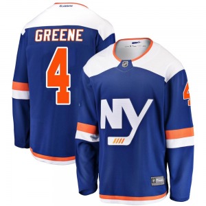 Breakaway Fanatics Branded Adult Andy Greene Blue Alternate Jersey - NHL New York Islanders