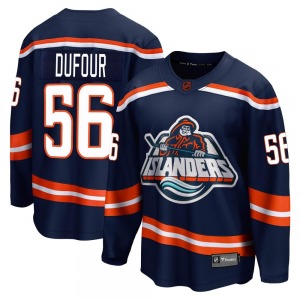 Breakaway Fanatics Branded Youth William Dufour Navy Special Edition 2.0 Jersey - NHL New York Islanders
