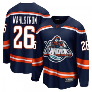 Breakaway Fanatics Branded Youth Oliver Wahlstrom Navy Special Edition 2.0 Jersey - NHL New York Islanders