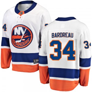Breakaway Fanatics Branded Adult Cole Bardreau White Away Jersey - NHL New York Islanders